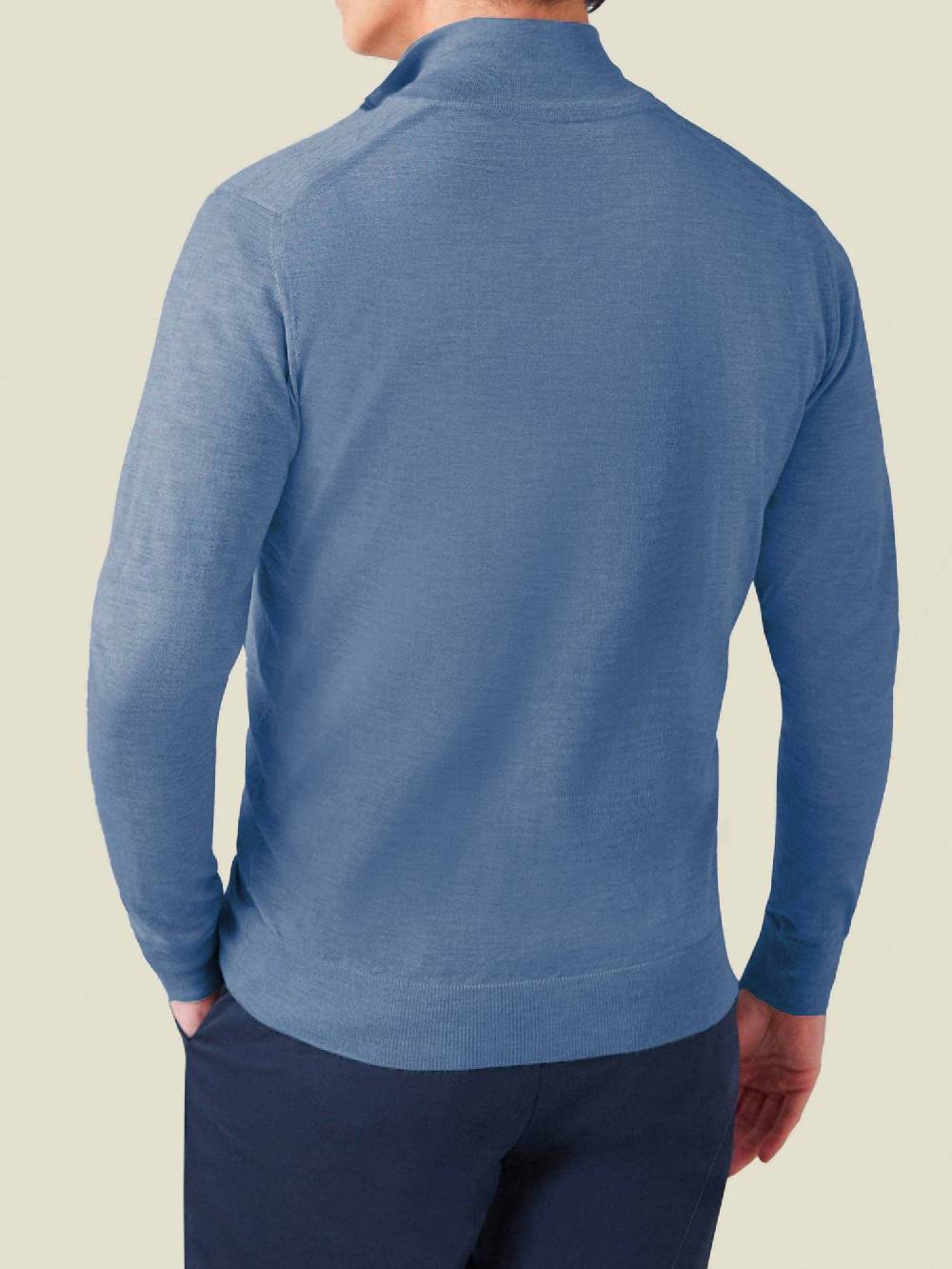 Luca Faloni Cardigan con ZipSeta-Cashmere Offerta per la Festa della Mamma