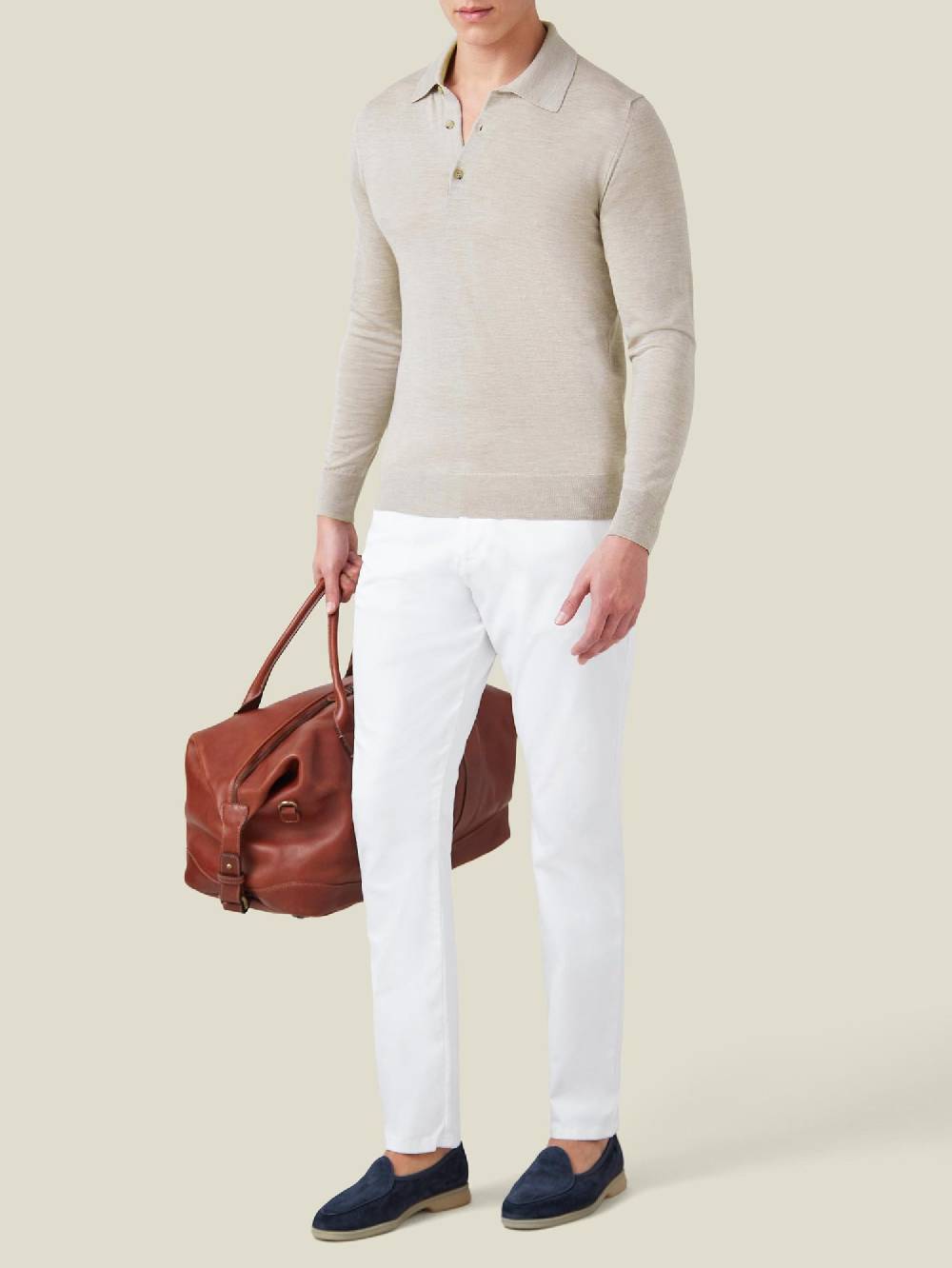 Luca Faloni Knitted PoloSeta-Cashmere Offerta San Valentino