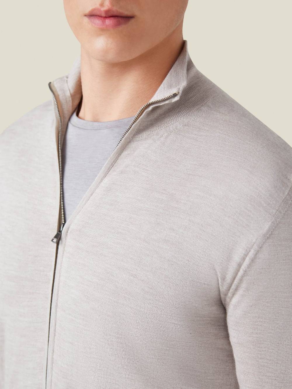 Luca Faloni Cardigan con ZipSeta-Cashmere Bestseller