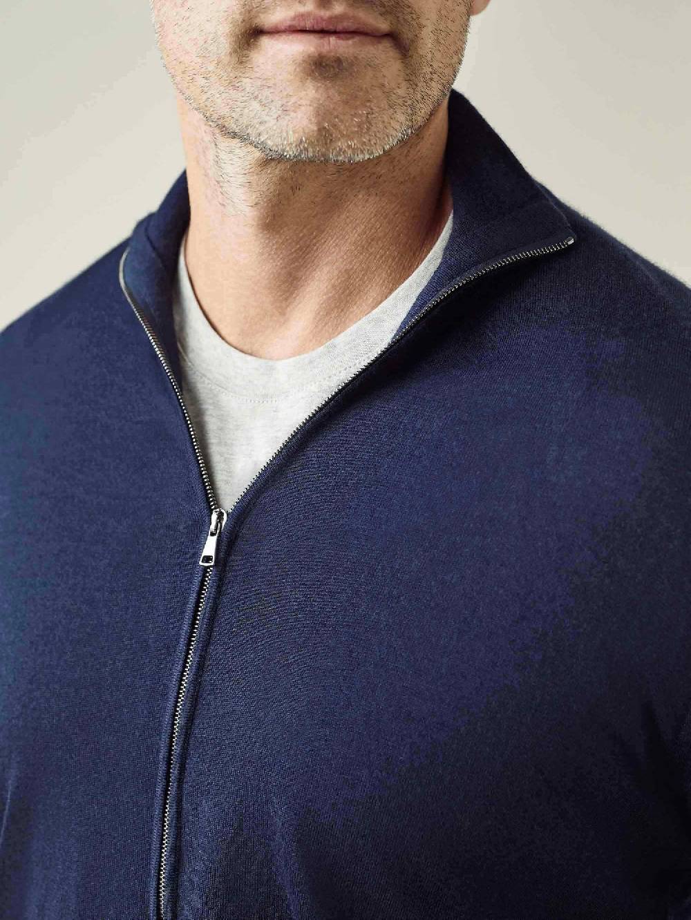 Luca Faloni Cardigan con ZipSeta-Cashmere Offerte stagionali