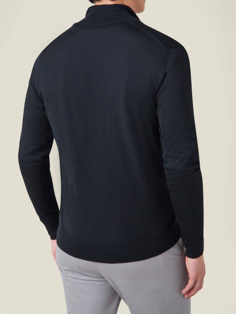 Luca Faloni Cardigan con ZipSeta-Cashmere Liquidazione