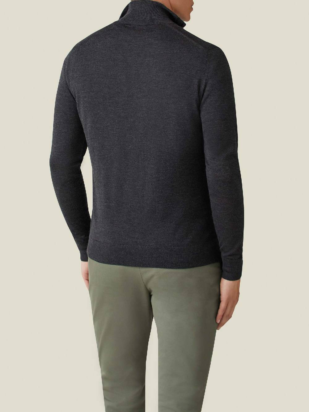 Luca Faloni Maglia con collo mezza zipSeta-Cashmere Comprane uno, ottenene uno gratis