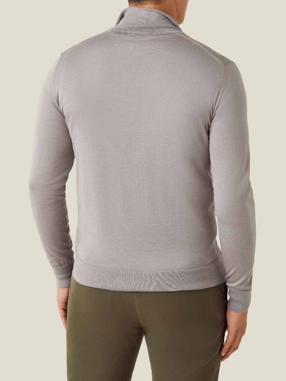 Luca Faloni Maglia con collo mezza zipSeta-Cashmere Offerte giornaliere