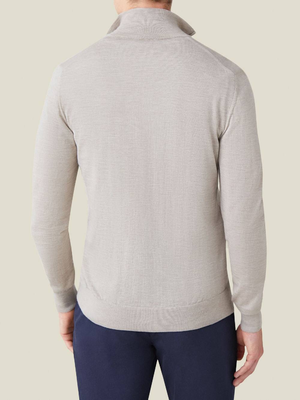 Luca Faloni Maglia con collo mezza zipSeta-Cashmere Enormi risparmi