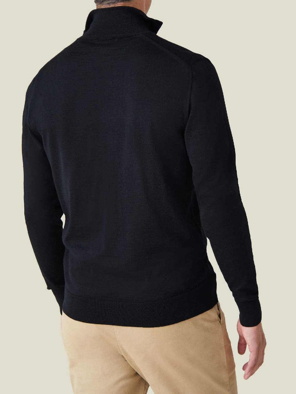 Luca Faloni Maglia con collo mezza zipSeta-Cashmere Sconti VIP