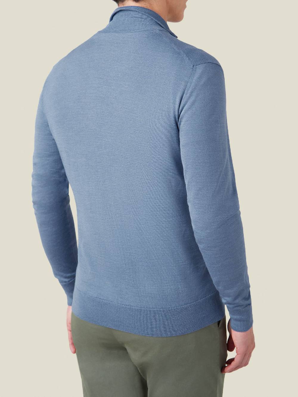 Luca Faloni Maglia con collo mezza zipSeta-Cashmere Prezzo basso