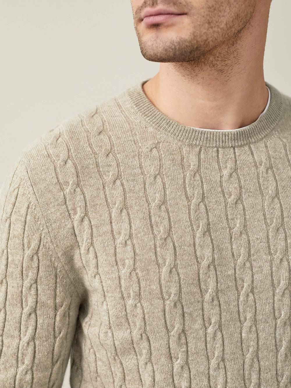 Luca Faloni Maglia a treccecashmere a 2 fili Only for today