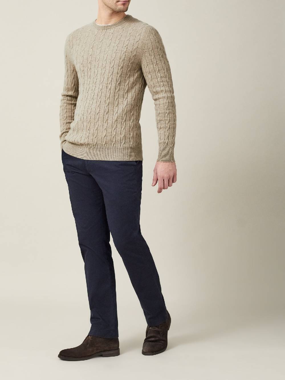 Luca Faloni Maglia a treccecashmere a 2 fili Only for today