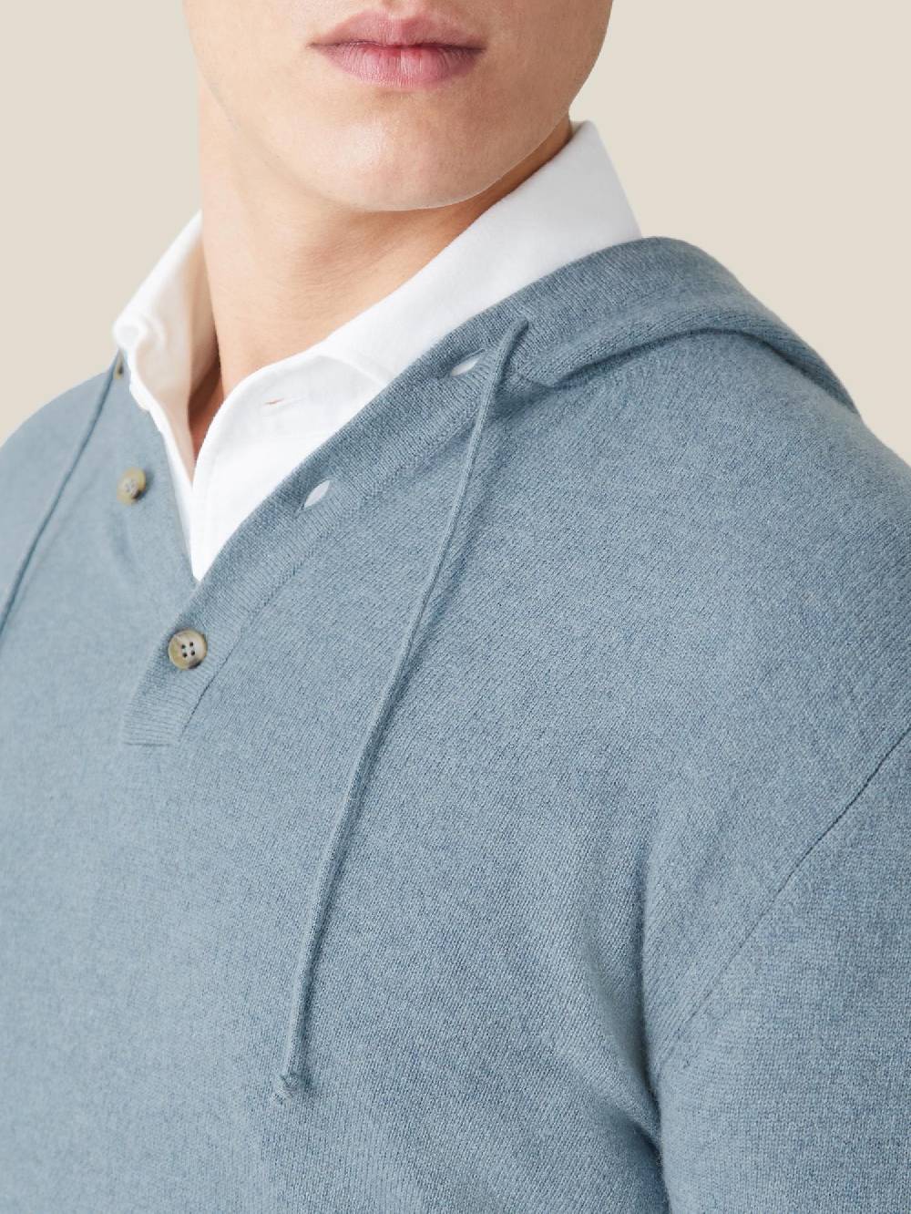 Luca Faloni Felpa con cappucciocashmere a 2 fili Enormi sconti