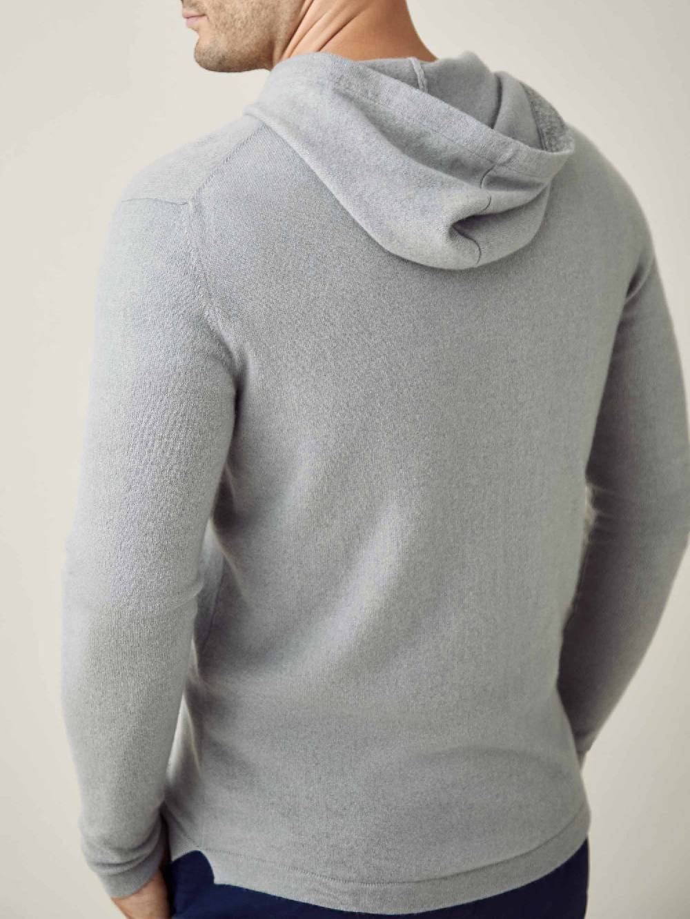 Luca Faloni Felpa con cappuccio e zipcashmere a 2 fili Limitato a 3 giorni
