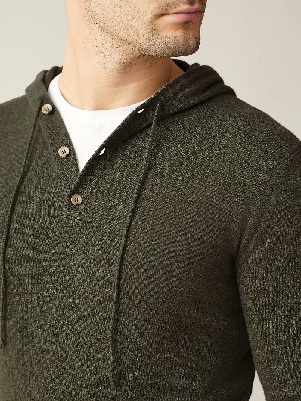 Luca Faloni Felpa con cappucciocashmere a 2 fili In vendita