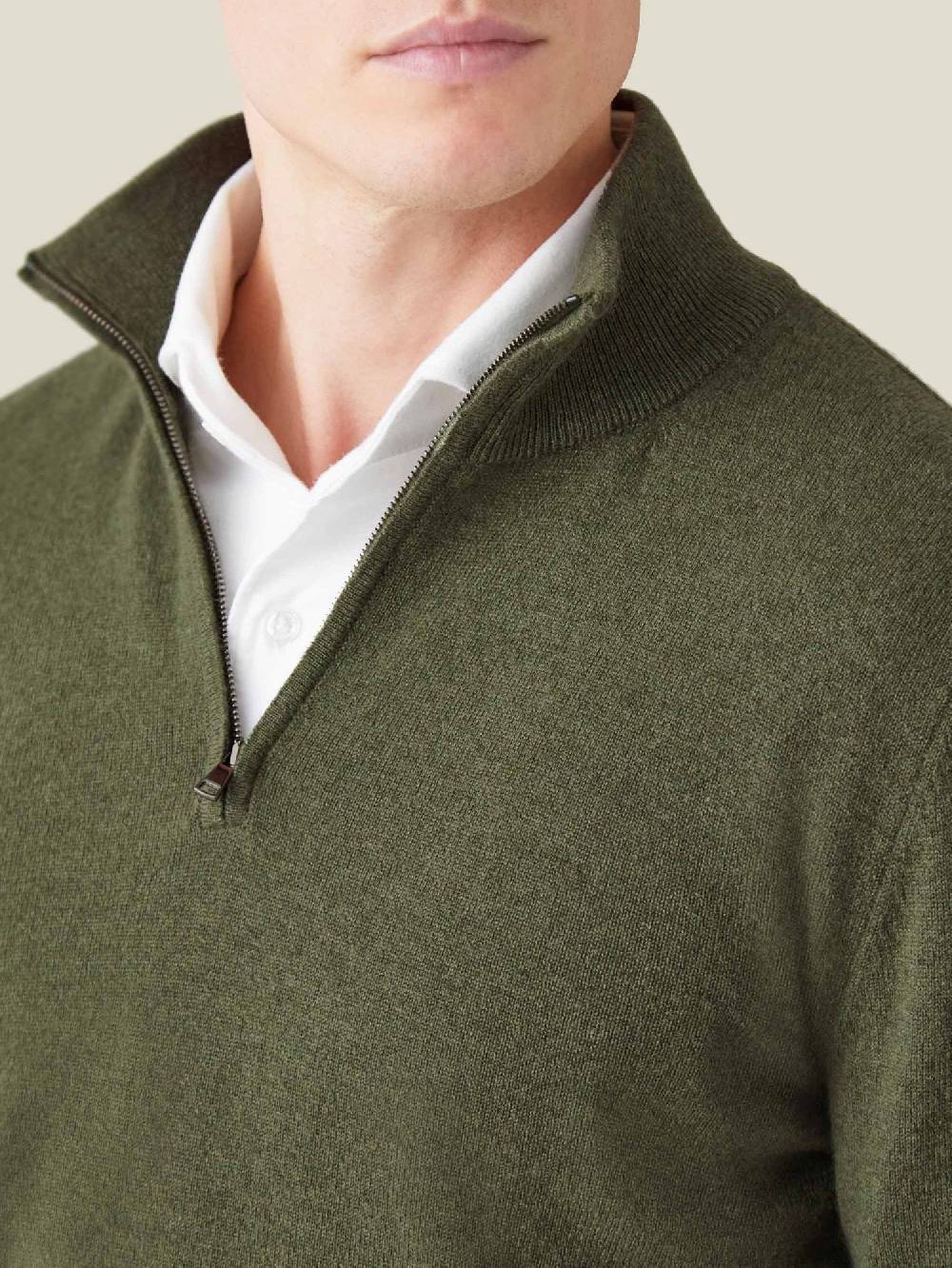 Luca Faloni Mezzocollo con Zipcashmere a 2 fili Italia