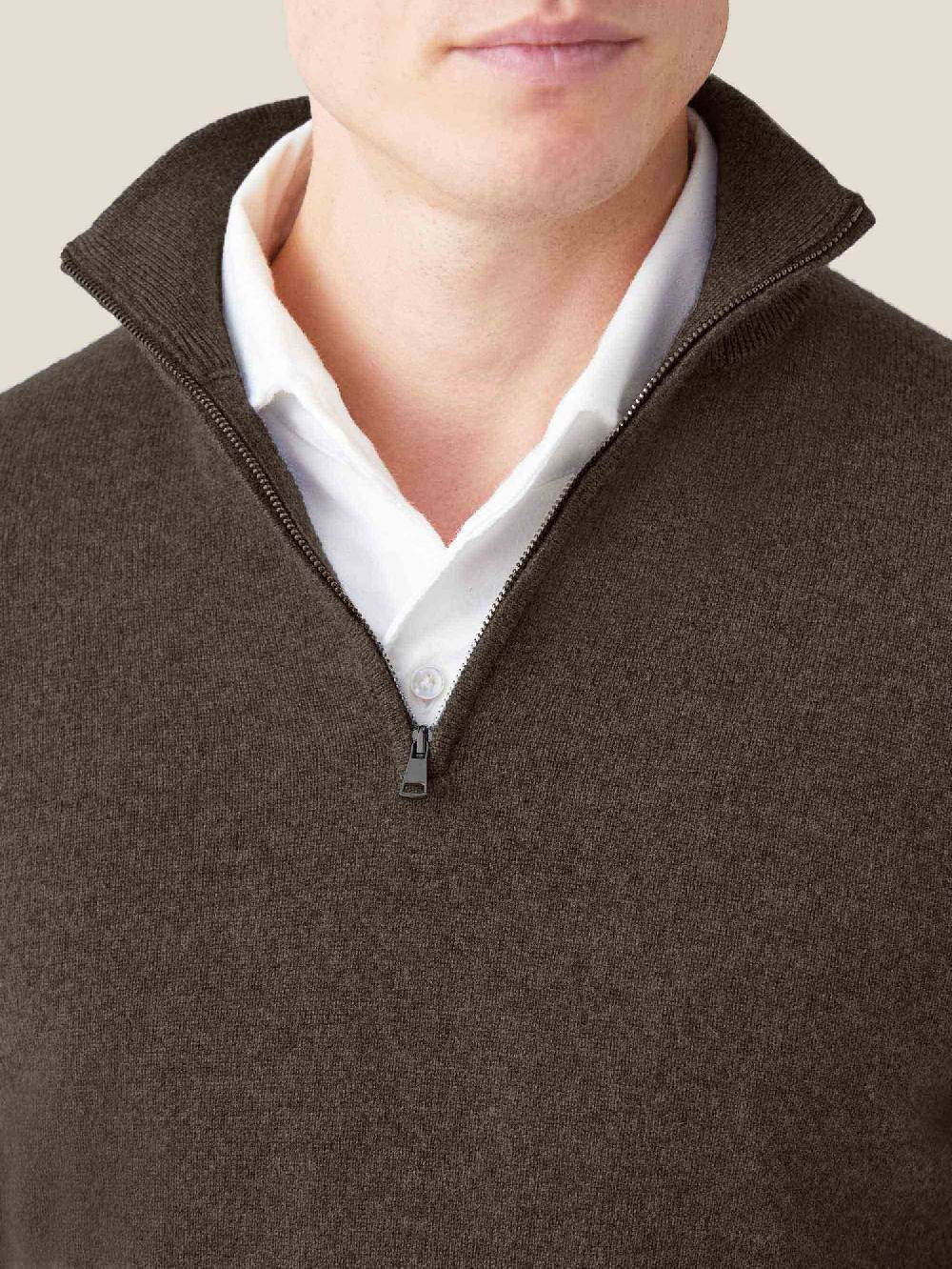 Luca Faloni Zip-up2-Ply Cashmere Nuovo