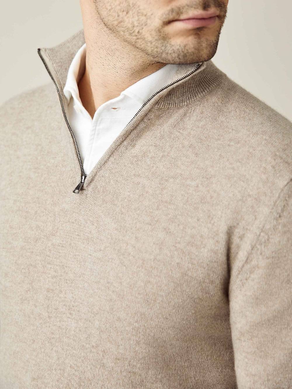 Luca Faloni Mezzocollo con Zipcashmere a 2 fili Qualità