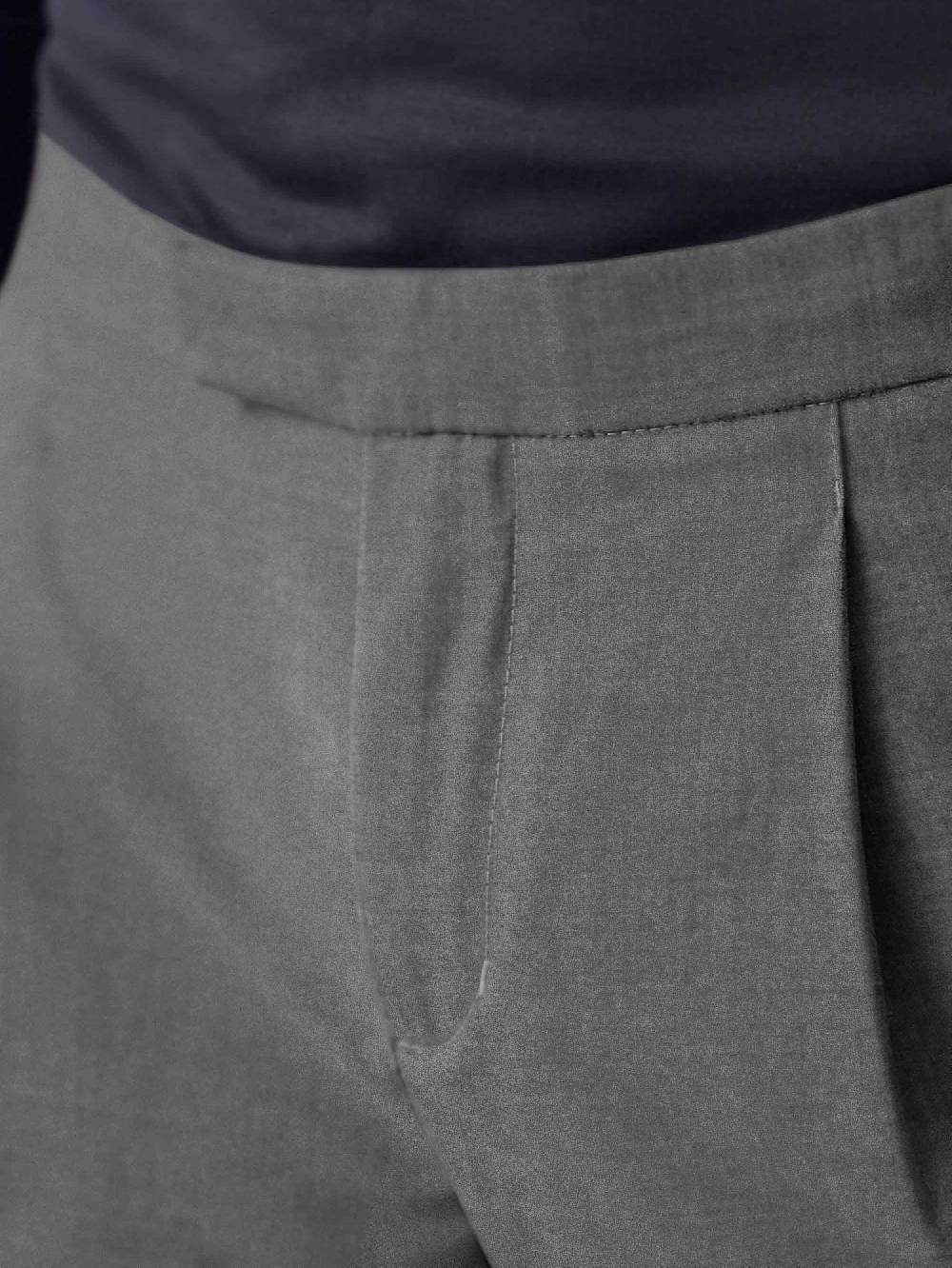 Luca Faloni Pleated TrousersVirgin Wool Pezzi Unici