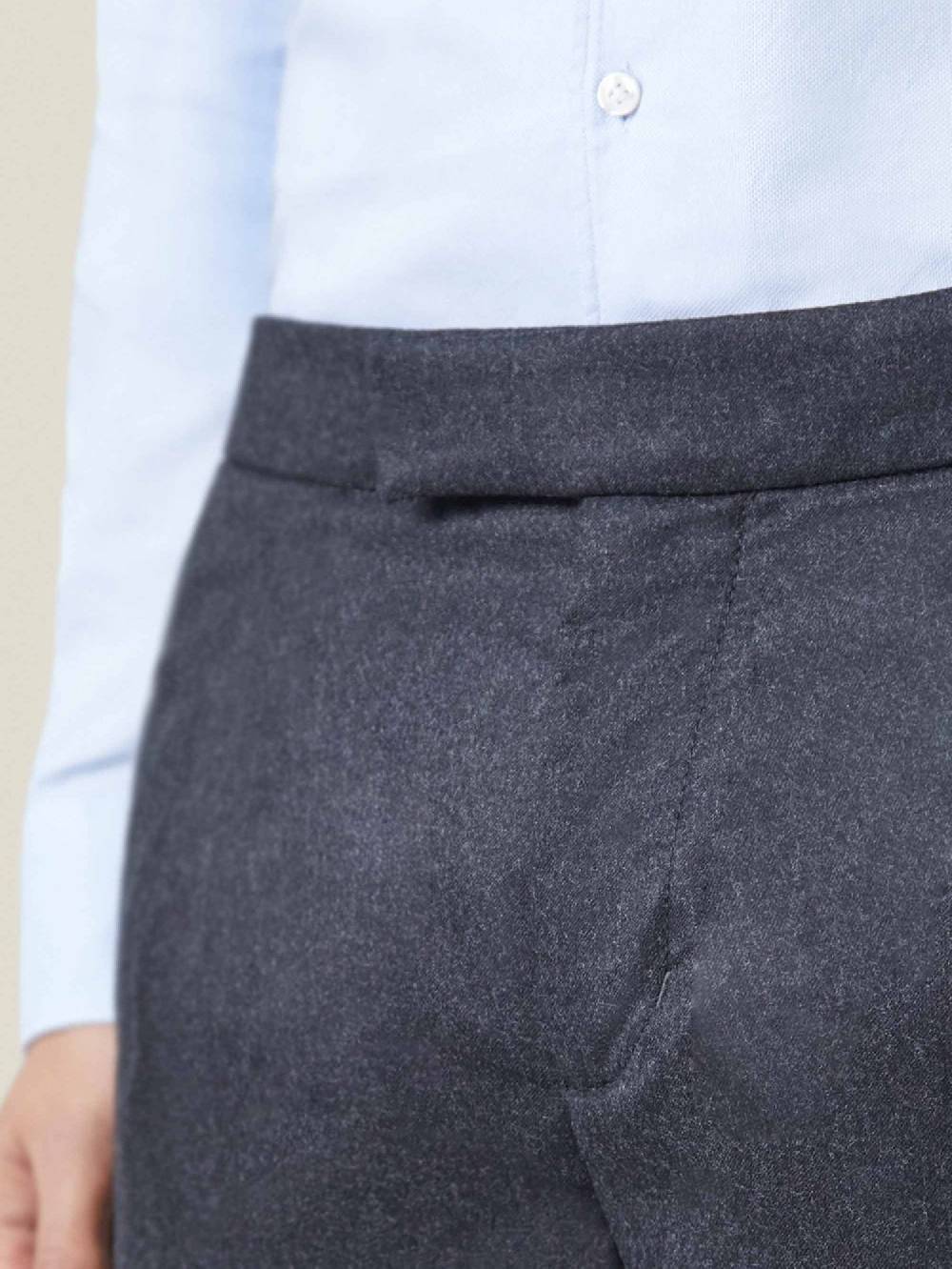 Luca Faloni Pantaloni a piegheLana Vergine Qualità Garantita