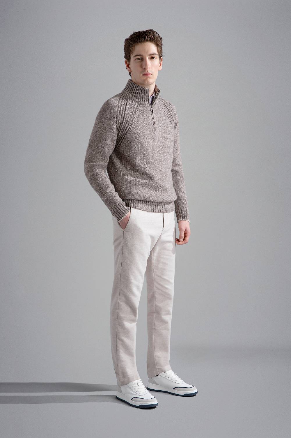 Paul & Shark Camicia in twill di cotone Paul & Shark Consegna Veloce