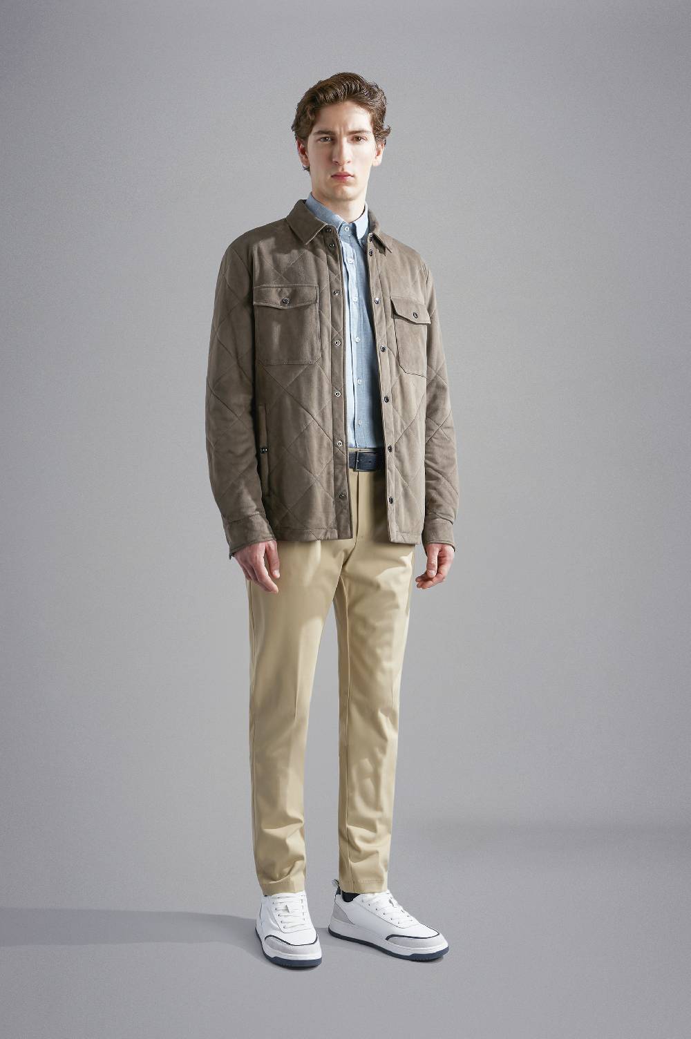 Paul & Shark Camicia in cotone, lino e cashmere Paul & Shark Promozione Limitata