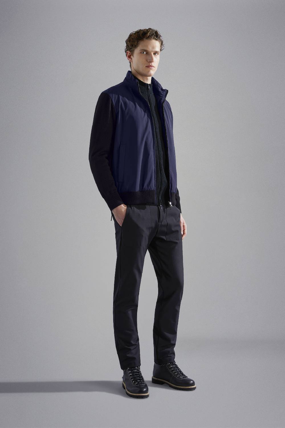 Paul & Shark Maglia Hybrid in lana e Typhoon® Paul & Shark Sconto