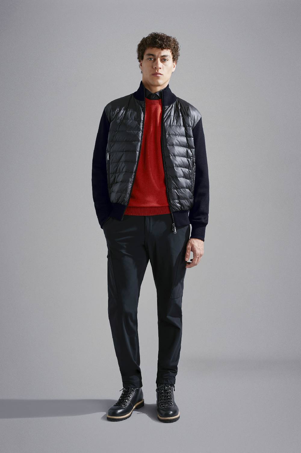 Paul & Shark Cardigan Hybrid in lana e nylon Paul & Shark Offerte