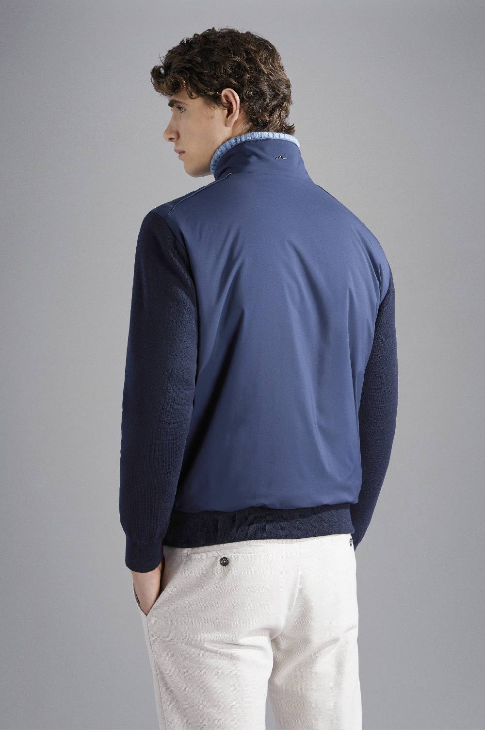Paul & Shark Maglia Hybrid in lana e Typhoon Platinum Paul & Shark Vendita Calda