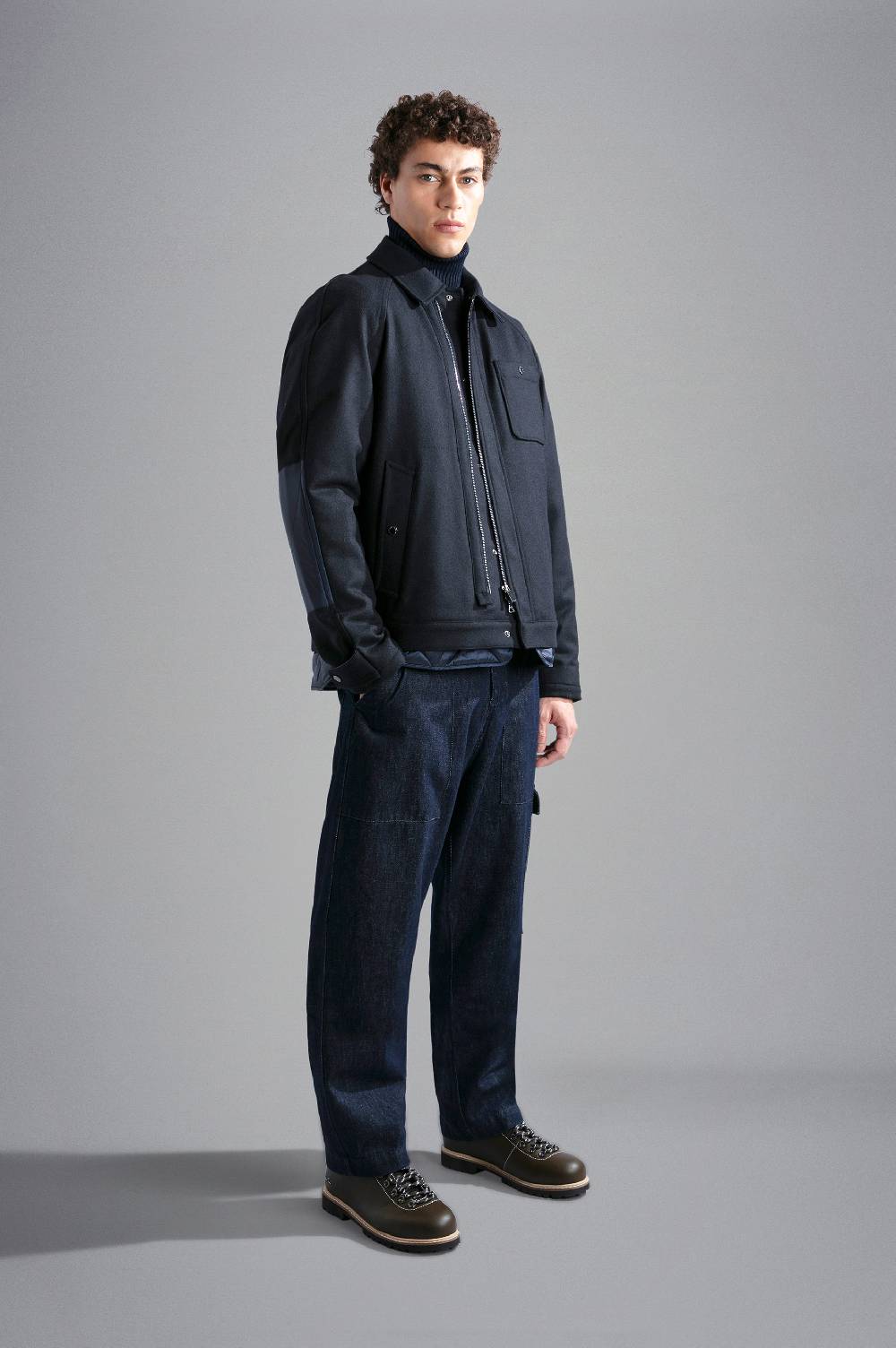 Paul & Shark Giubbotto in Re-Wool con fodera in nylon cangiante Paul & Shark Negozio
