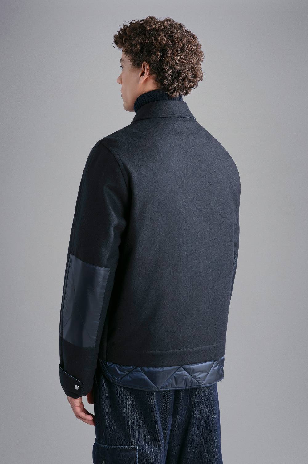 Paul & Shark Giubbotto in Re-Wool con fodera in nylon cangiante Paul & Shark Negozio