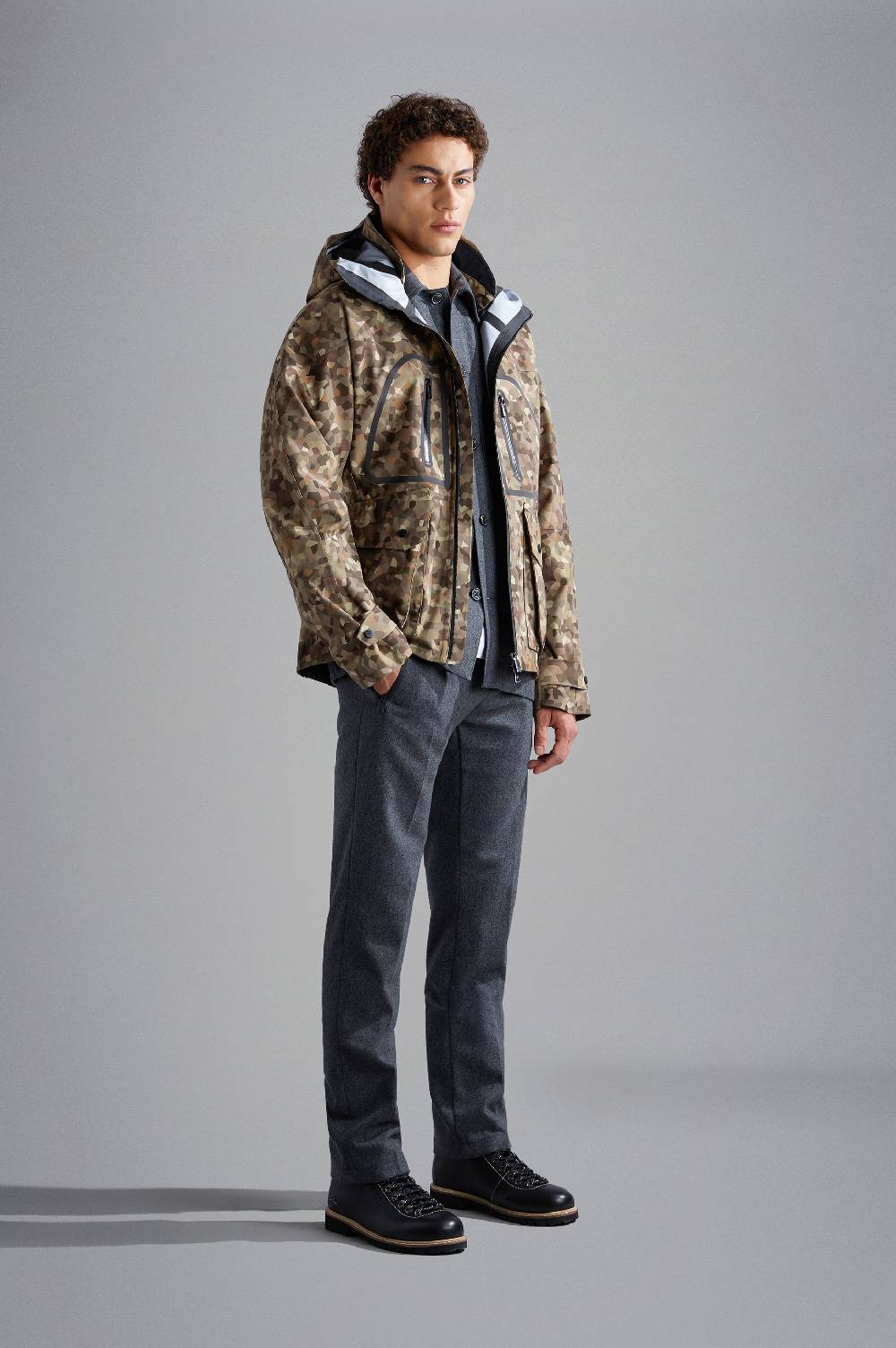 Paul & Shark Overshirt in lana tecnica Paul & Shark Sconto di tempo limitato