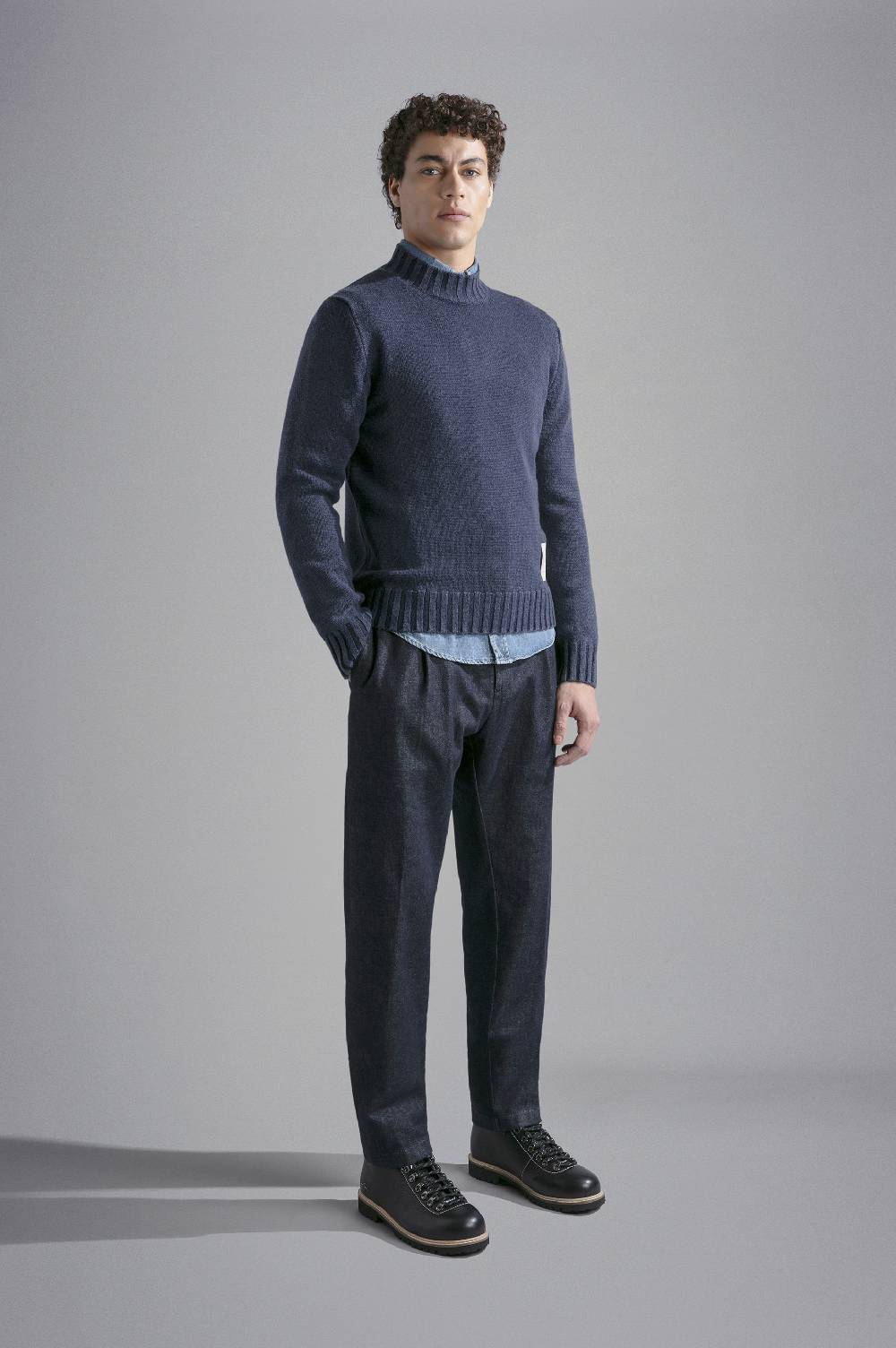 Paul & Shark Overshirt in Denim Paul & Shark Comprare a buon mercato
