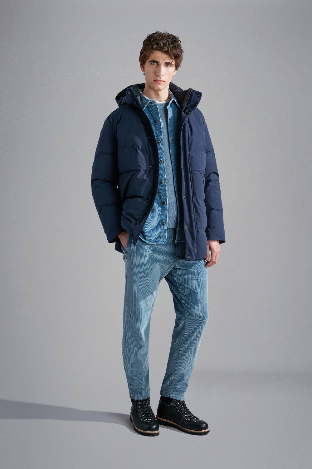 Paul & Shark Overshirt in velluto Paul & Shark Fornitura limitata