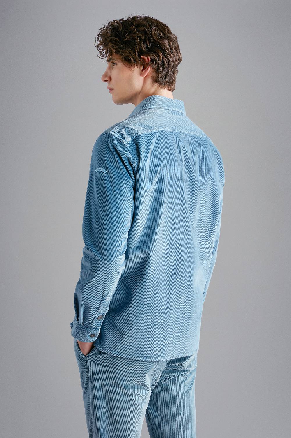 Paul & Shark Overshirt in velluto Paul & Shark Fornitura limitata