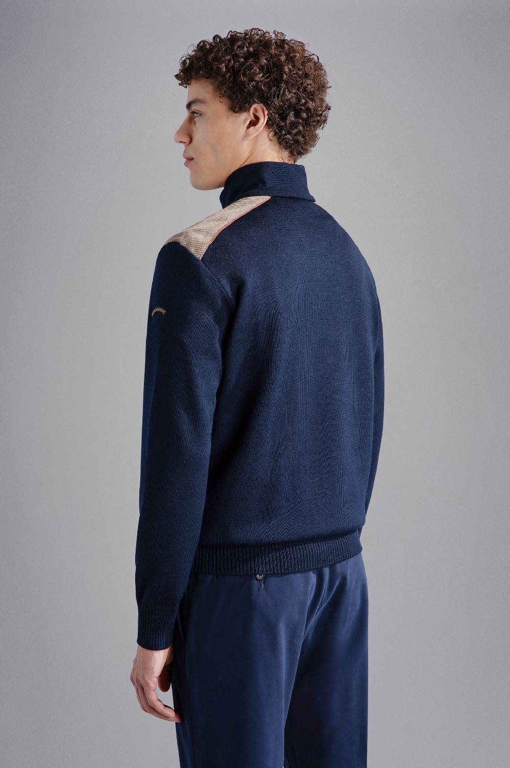 Paul & Shark Maglia in lana con dettagli in velluto Paul & Shark Shopping online