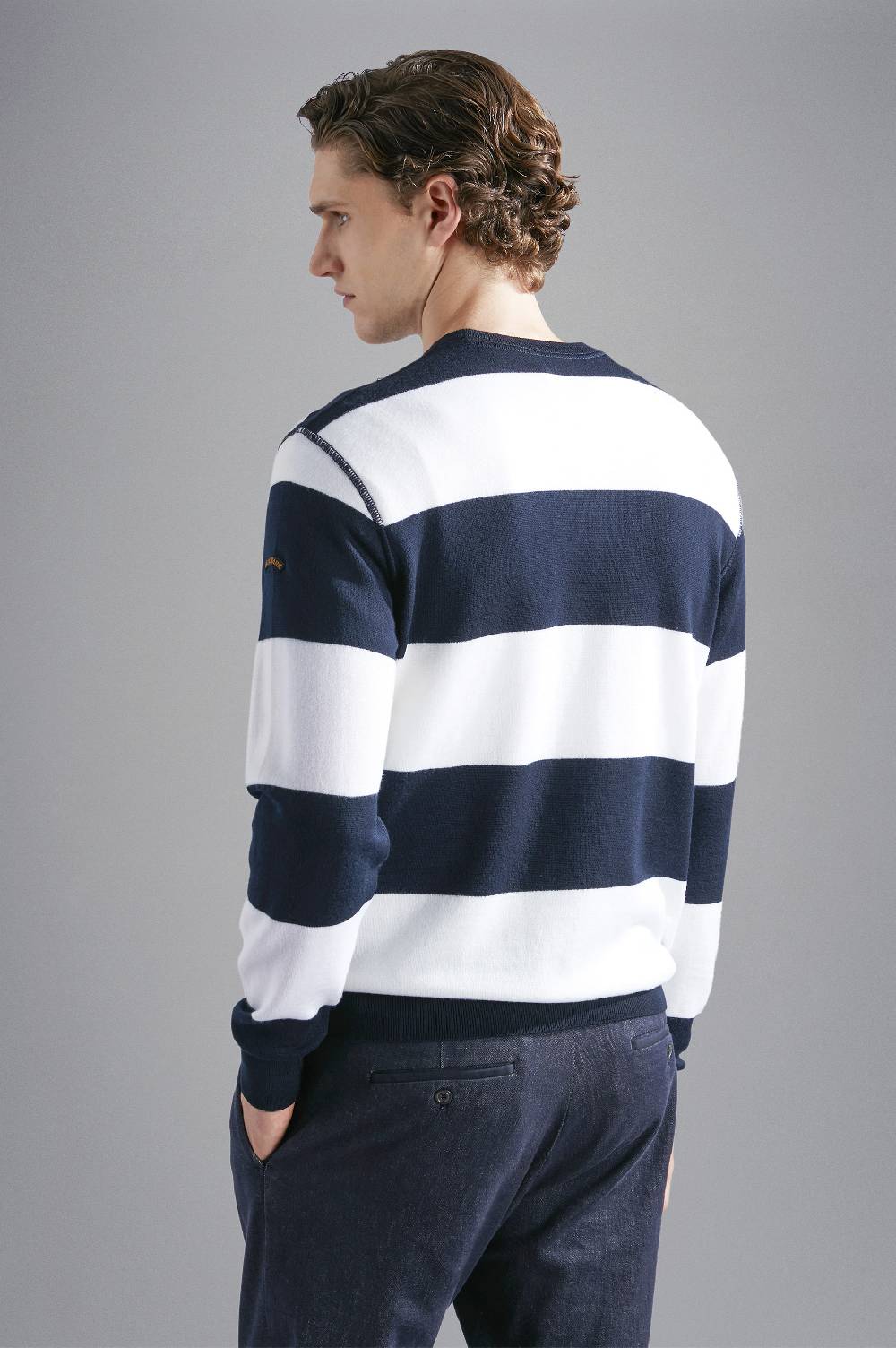 Paul & Shark Maglia in lana con motivo a righe Paul & Shark Smaltimento dello stoccaggio