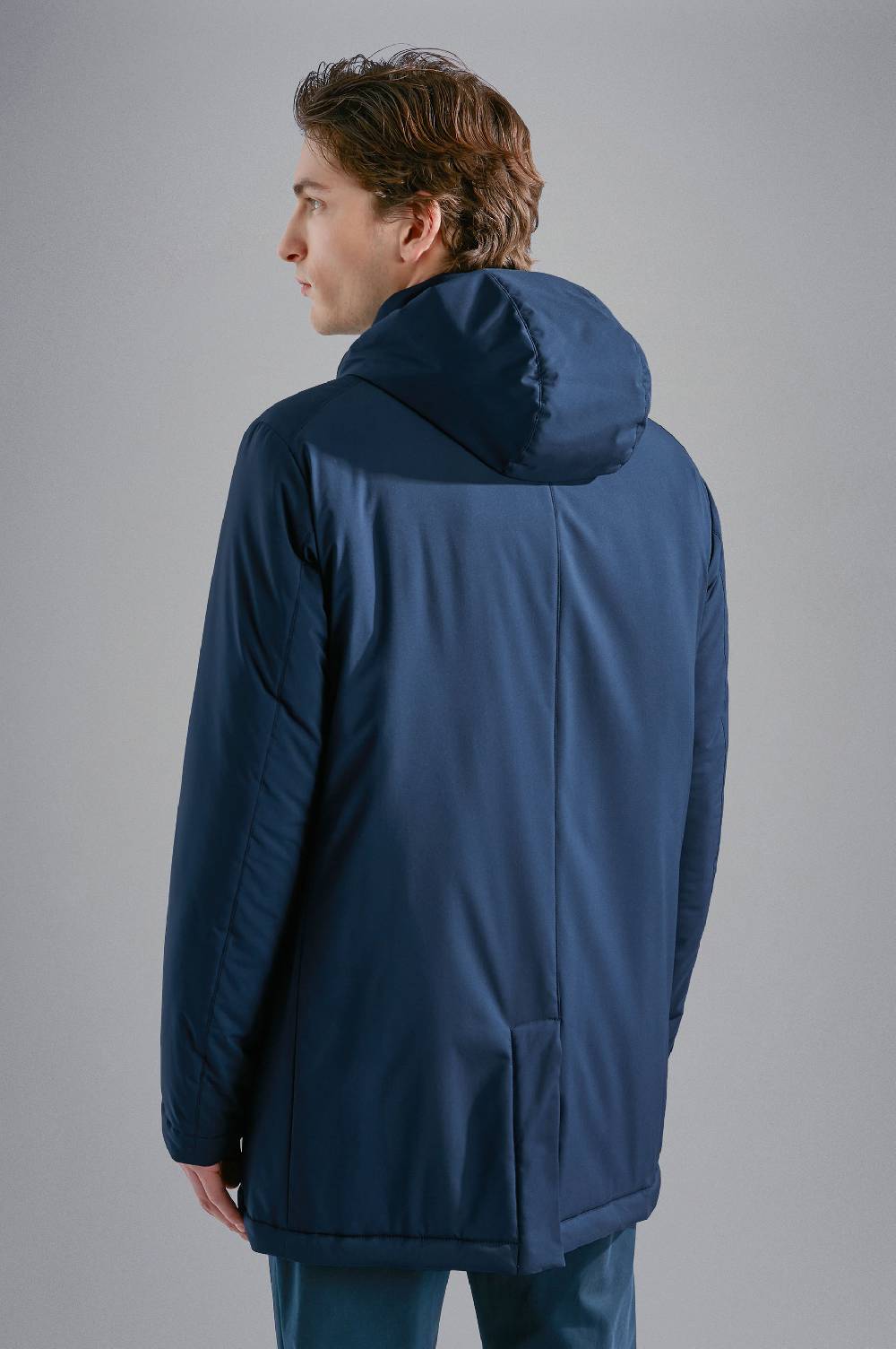 Paul & Shark Car Coat in Typhoon Platinum Paul & Shark Latest fashion