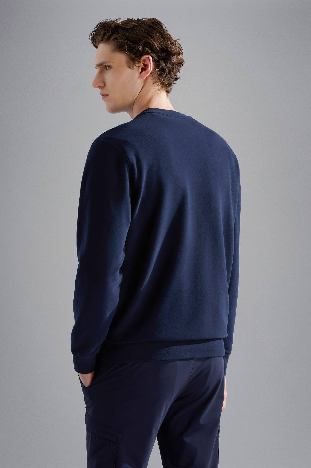 Paul & Shark Felpa in cotone con stampe Paul & Shark Offerta speciale della fabbrica
