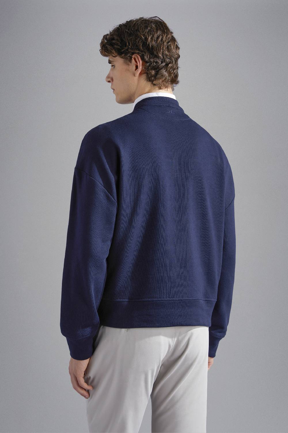 Paul & Shark Felpa in cotone Winter Fleece con stampa Paul & Shark Fino al 55% di sconto