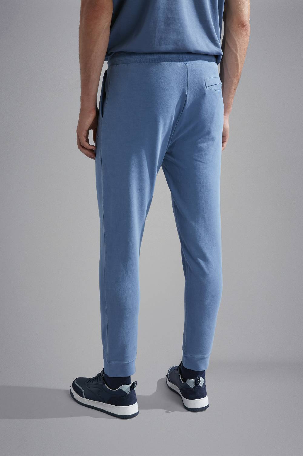 Paul & Shark Pantaloni sportivi in cotone stretch tinto capo Paul & Shark Super sconto