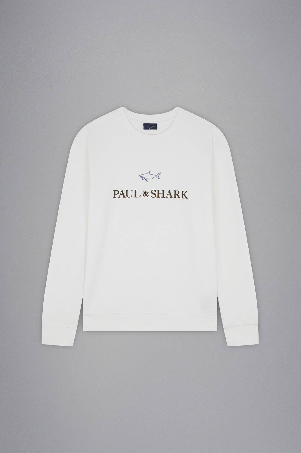 Paul & Shark Felpa in cotone con stampe Paul & Shark Enormi sconti