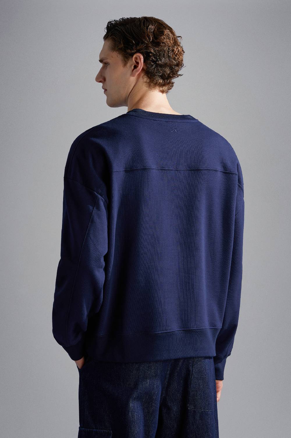 Paul & Shark Felpa in cotone Winter Fleece con ricami Paul & Shark Esporta salva