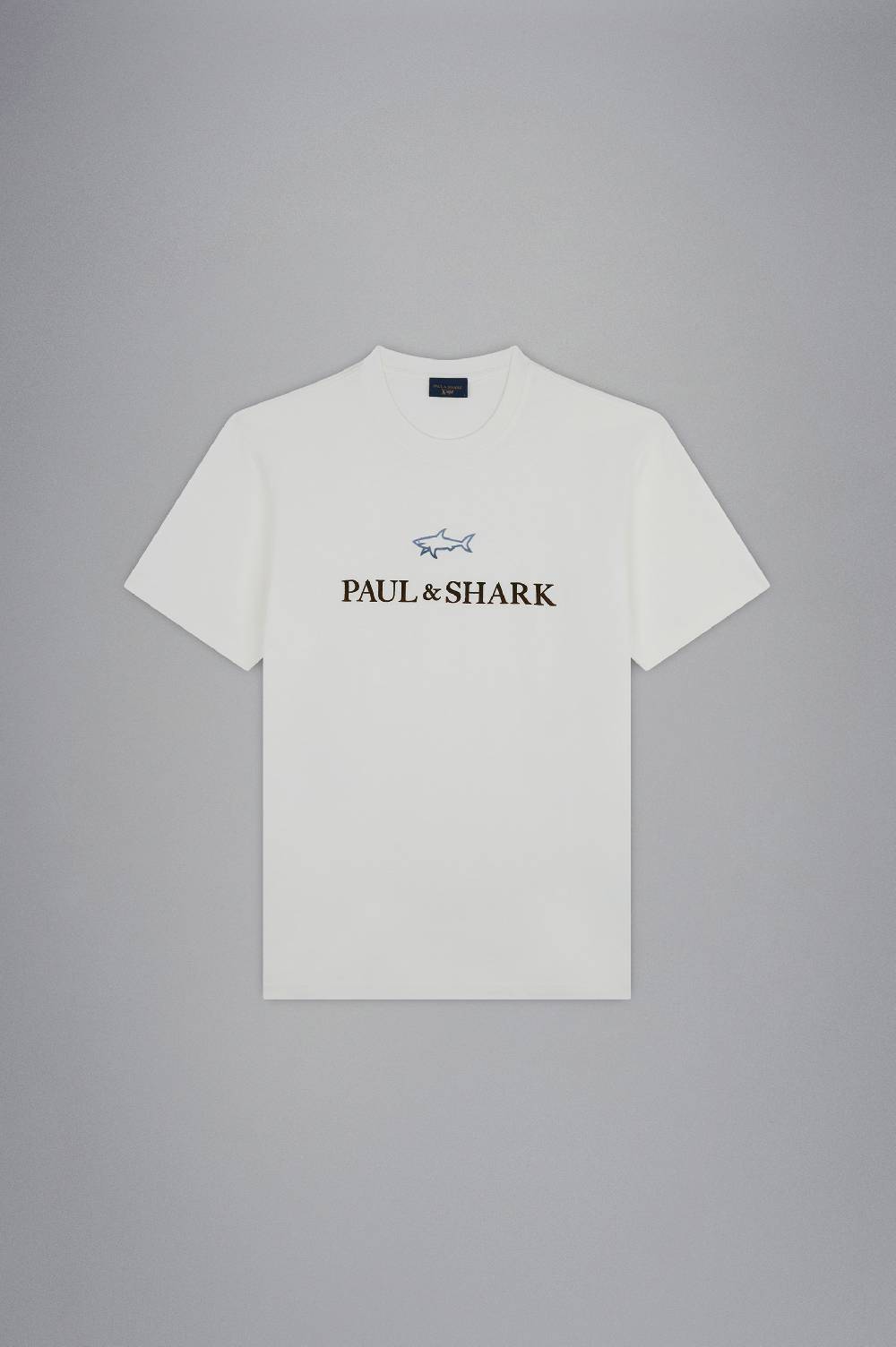 Paul & Shark T-shirt in cotone X-Soft con logo floccato Paul & Shark Hotsell