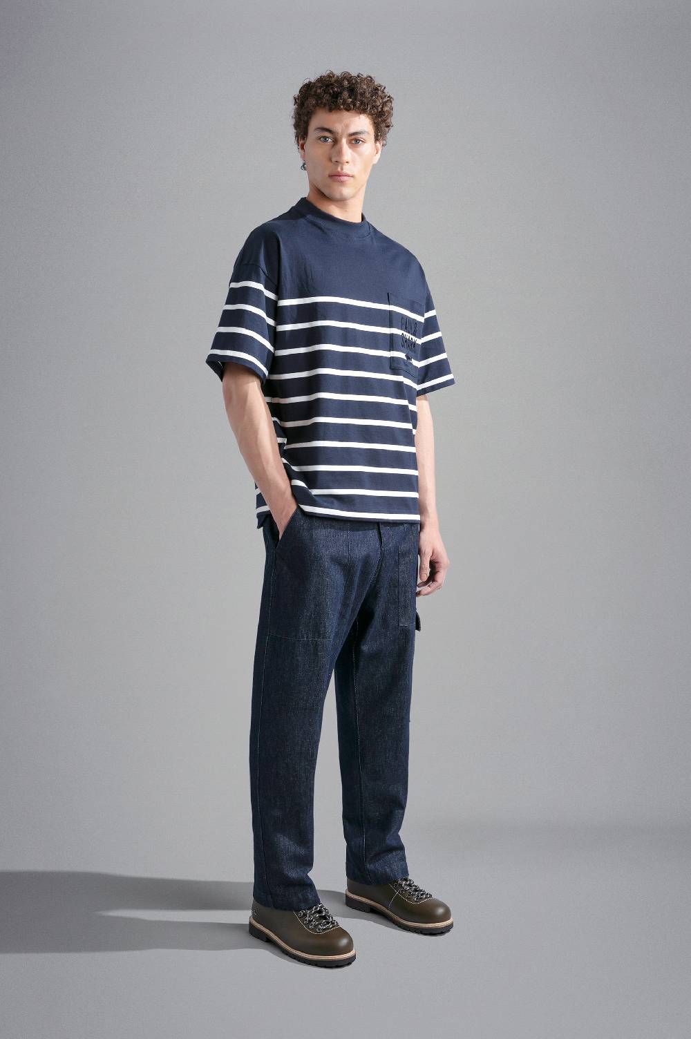 Paul & Shark T-shirt in cotone con ricamo Paul & Shark Saldi Di Fabbrica