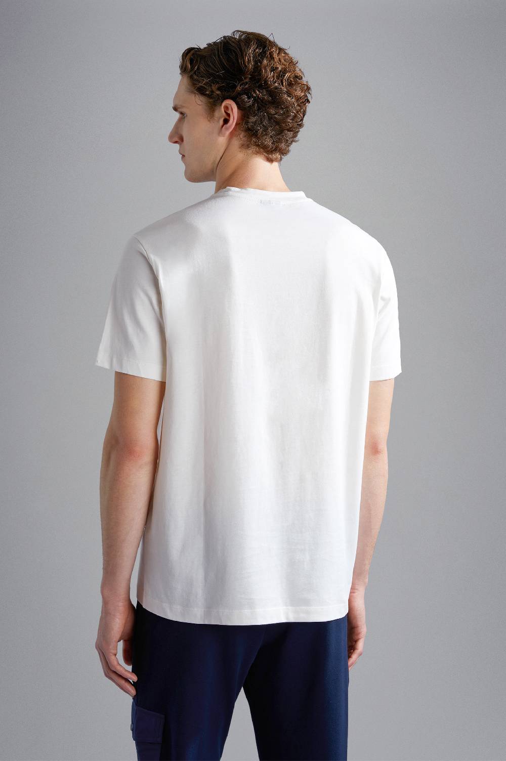 Paul & Shark T-shirt in cotone con stampa spray Paul & Shark Vendite Flash