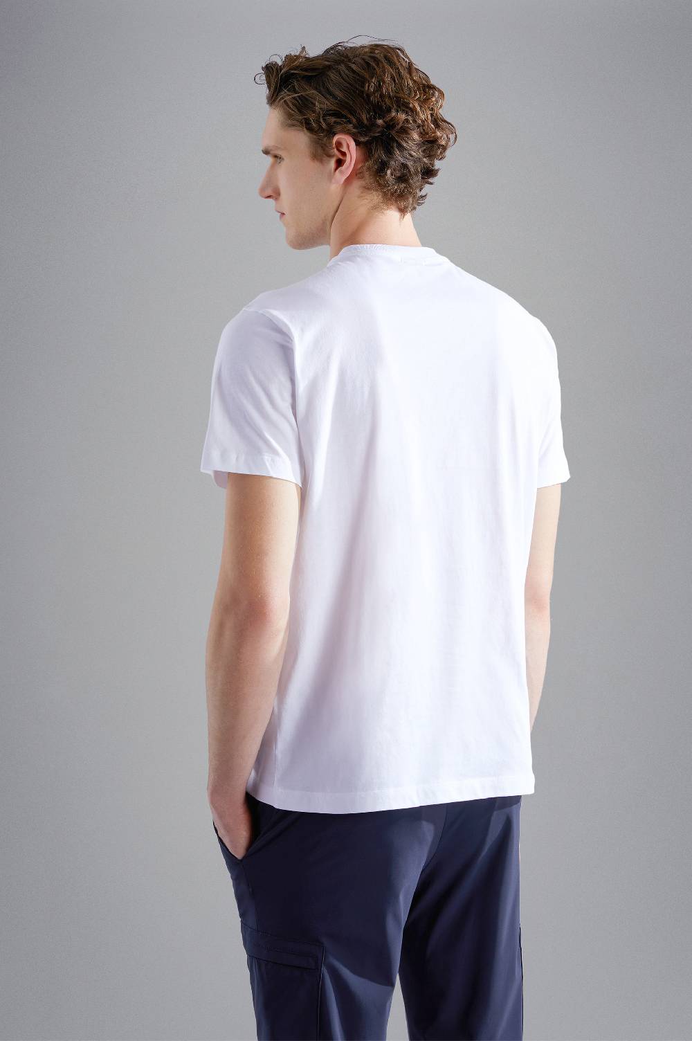 Paul & Shark T-shirt in cotone con stampa Paul & Shark Sconto di tempo limitato