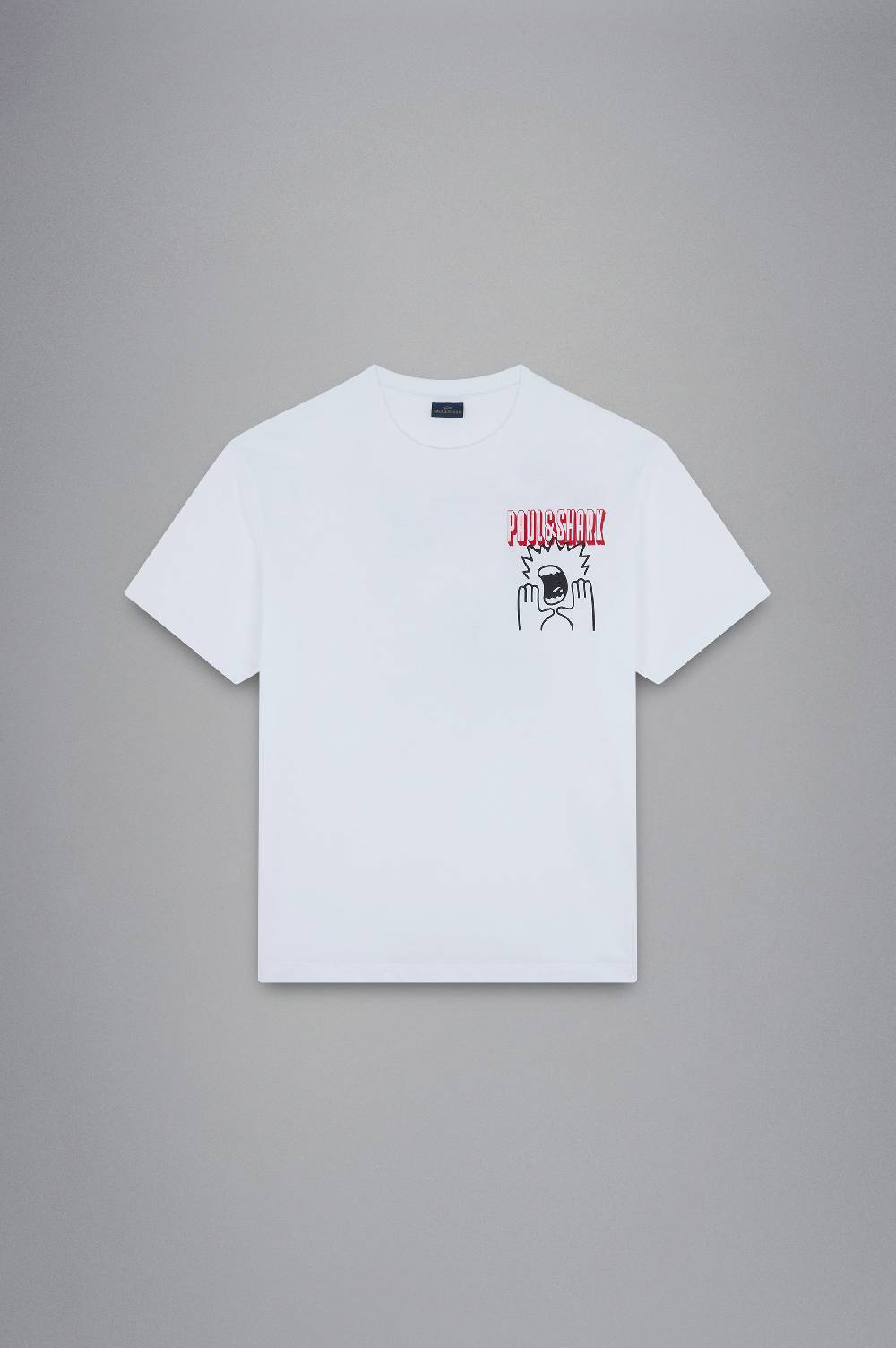Paul & Shark T-shirt in cotone con stampe Paul & Shark Prezzo di fabbrica