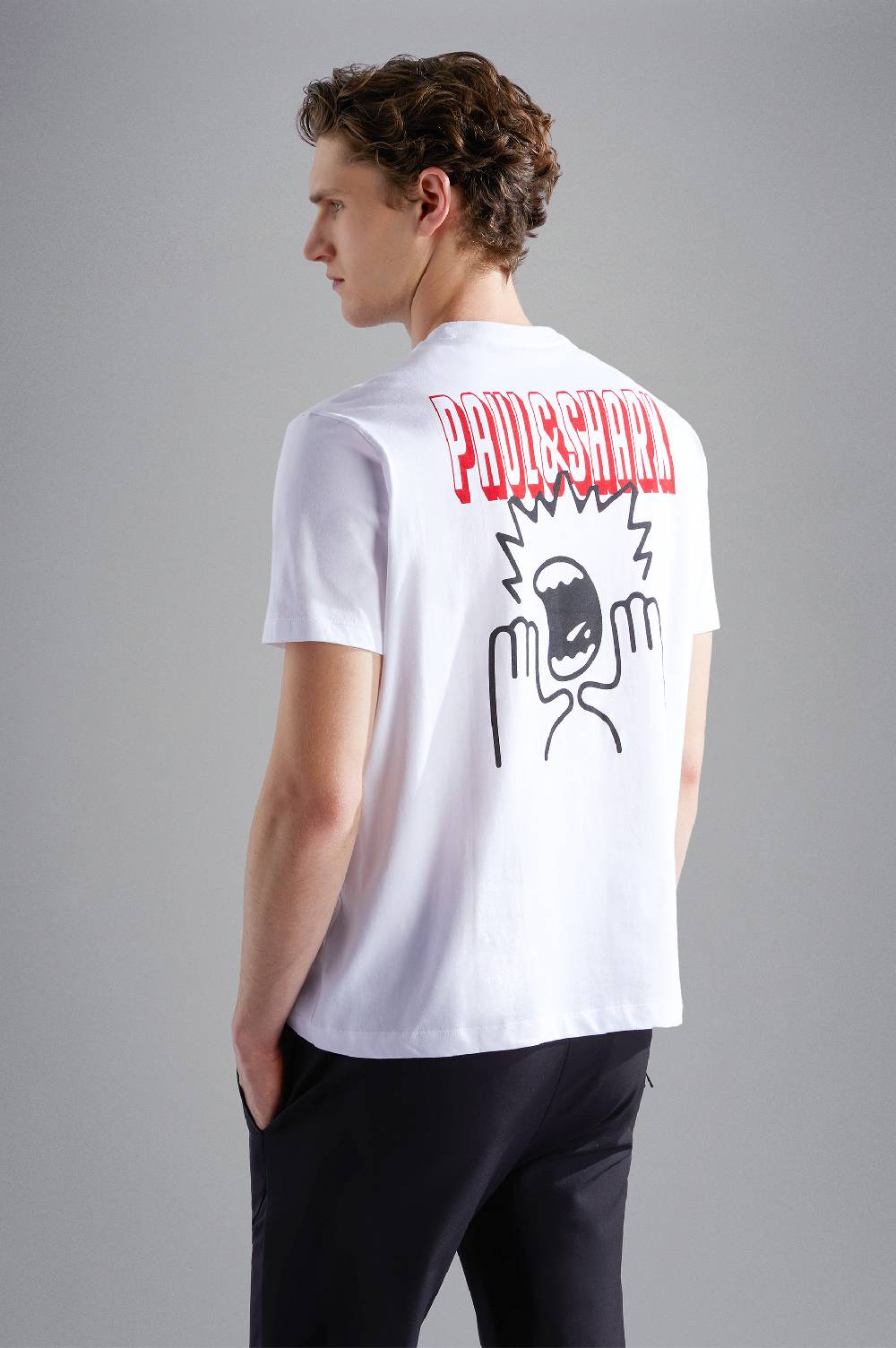 Paul & Shark T-shirt in cotone con stampe Paul & Shark Prezzo di fabbrica