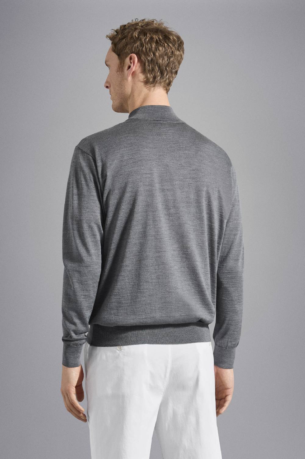 Paul & Shark Maglia con zip in lana Merino extra-fine Winter Summer Paul & Shark Outlet