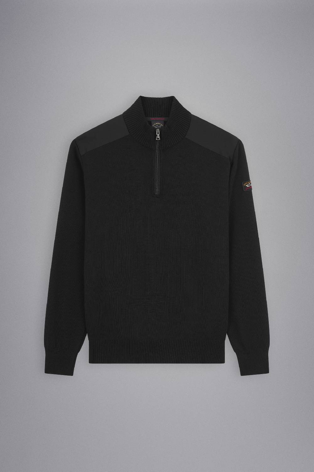 Paul & Shark Maglia in lana con zip e badge iconico Paul & Shark Vendite Flash