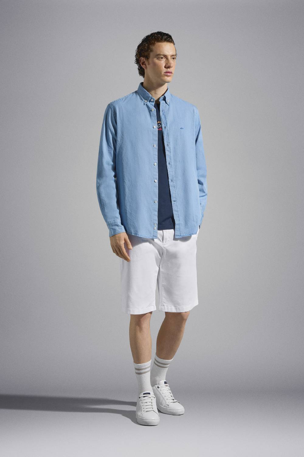Paul & Shark T-Shirt in cotone con stampa grafica Paul & Shark Prezzo di fabbrica
