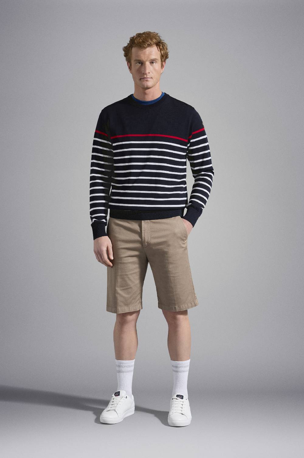 Paul & Shark T-Shirt in cotone con Logo ricamato Paul & Shark Offerta esclusiva