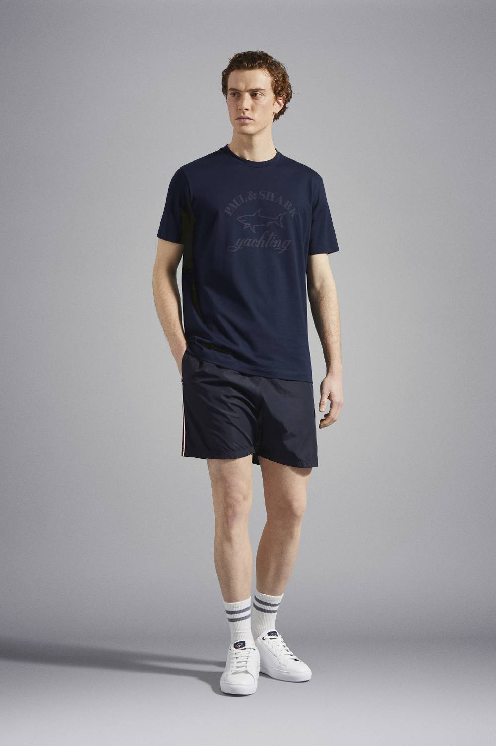 Paul & Shark T-Shirt in cotone con Logo stampato Paul & Shark Black Friday